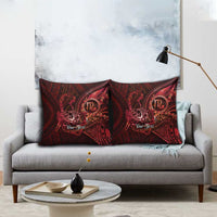 Personalised Polynesia Zodiac Scorpio Pillow Cover Galaxy Polynesian Pattern Chest Tattoo Style LT14 - Polynesian Pride