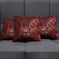 Personalised Polynesia Zodiac Scorpio Pillow Cover Galaxy Polynesian Pattern Chest Tattoo Style LT14 - Polynesian Pride