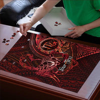 Personalised Polynesia Zodiac Scorpio Puzzle Galaxy Polynesian Pattern Chest Tattoo Style LT14 - Polynesian Pride