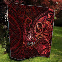 Personalised Polynesia Zodiac Scorpio Quilt Galaxy Polynesian Pattern Chest Tattoo Style LT14 - Polynesian Pride