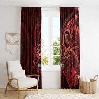 Personalised Polynesia Zodiac Scorpio Window Curtain Galaxy Polynesian Pattern Chest Tattoo Style LT14 - Polynesian Pride