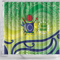 Te Maeva Nui Cook Islands Shower Curtain 60th Independence Anniversary Proud