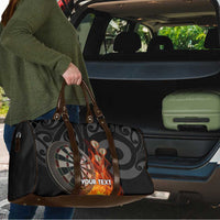 Personalised Aotearoa Darts Travel Bag Maori Koru Flaming Dartboard - Polynesian Pride