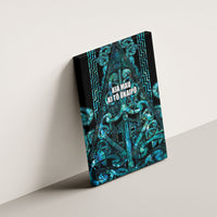 Maori Language Week Canvas Wall Art Kia Mau Ki To Ukaipo Paua Shell Color LT14 - Polynesian Pride
