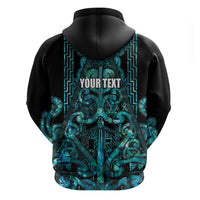 Maori Language Week Personalised Hoodie Kia Mau Ki To Ukaipo Paua Shell Color LT14 - Polynesian Pride
