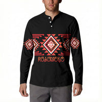 Aotearoa Atua Ruaumoko Personalised Button Sweatshirt Maori Powerful God Taniko Motifs LT14 - Polynesian Pride