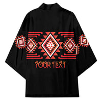 Aotearoa Atua Ruaumoko Personalised Kimono Maori Powerful God Taniko Motifs LT14 - Polynesian Pride