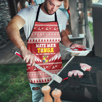 Tonga Rugby Christmas Apron Mate Maa Tonga Ngatu Pattern LT14 - Polynesian Pride
