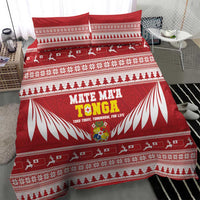 Tonga Rugby Christmas Bedding Set Mate Maa Tonga Ngatu Pattern LT14 - Polynesian Pride