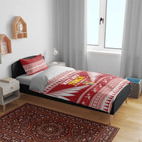 Tonga Rugby Christmas Bedding Set Mate Maa Tonga Ngatu Pattern LT14 - Polynesian Pride
