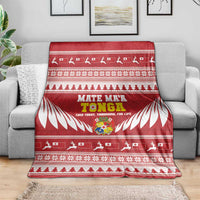 Tonga Rugby Christmas Blanket Mate Maa Tonga Ngatu Pattern LT14 - Polynesian Pride