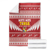 Tonga Rugby Christmas Blanket Mate Maa Tonga Ngatu Pattern LT14 - Polynesian Pride