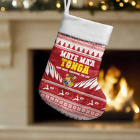 Tonga Rugby Christmas Stocking Mate Maa Tonga Ngatu Pattern LT14 Set of 2 Red - Polynesian Pride