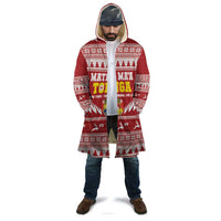 Personalised Tonga Rugby Christmas Cloak Mate Maa Tonga Ngatu Pattern LT14 - Polynesian Pride