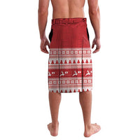 Personalised Tonga Rugby Christmas Lavalava Mate Maa Tonga Ngatu Pattern LT14 - Polynesian Pride