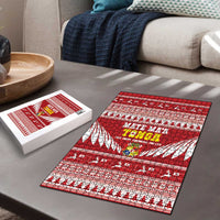 Tonga Rugby Christmas Puzzle Mate Maa Tonga Ngatu Pattern LT14 - Polynesian Pride