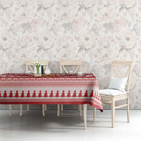 Tonga Rugby Christmas Tablecloth Mate Maa Tonga Ngatu Pattern LT14 - Polynesian Pride