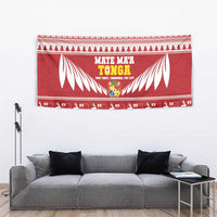 Tonga Rugby Christmas Tapestry Mate Maa Tonga Ngatu Pattern LT14 - Polynesian Pride