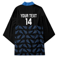 New Zealand Silver Fern Cricket Custom Kimono Black Cap T20 Version - Polynesian Pride