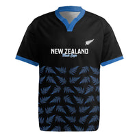New Zealand Silver Fern Cricket Custom Rugby Jersey Black Cap T20 Version LT14 Black - Polynesian Pride