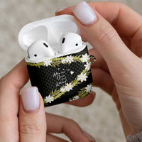 Born And Raised Aloha Hawaii AirPods Case Kanaka Kakau Hawaiian Tiare Pakalana Lei LT14 - Polynesian Pride