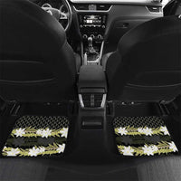 Born And Raised Aloha Hawaii Car Mats Kanaka Kakau Hawaiian Tiare Pakalana Lei - Polynesian Pride