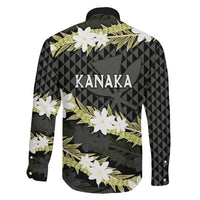 Born And Raised Aloha Hawaii Family Matching Off Shoulder Maxi Dress and Hawaiian Shirt Kanaka Kakau Hawaiian Tiare Pakalana Lei LT14 - Polynesian Pride