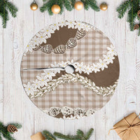 Brown Hawaii Tiare and Shell Lei Tree Skirt Hawaiian Palaka Luxury Vibes LT14 Casual Brown - Polynesian Pride