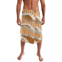 Orange Hawaii Tiare and Shell Lei Lavalava Hawaiian Palaka Luxury Vibes LT14 Orange - Polynesian Pride