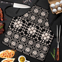 Aloha Hawaii Shell Quilt Apron Seamless Style LT14 Black - Polynesian Pride