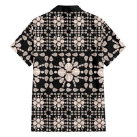 Aloha Hawaii Shell Quilt Family Matching Summer Maxi Dress and Hawaiian Shirt Seamless Style - Polynesian Pride