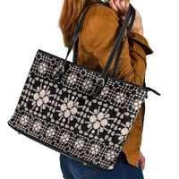 Aloha Hawaii Shell Quilt Leather Tote Bag Seamless Style LT14 - Polynesian Pride