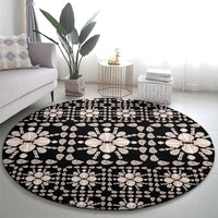 Aloha Hawaii Shell Quilt Round Carpet Seamless Style LT14 - Polynesian Pride