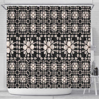 Aloha Hawaii Shell Quilt Shower Curtain Seamless Style LT14 - Polynesian Pride