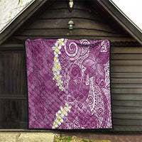Pink Polynesian Tribal Frangipani Tropical Vibe Quilt LT14 - Polynesian Pride