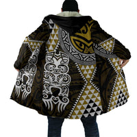 Yellow Aotearoa Niho Taniwha Cloak Maori Mythology Tooth - Taniko Motifs LT14 - Polynesian Pride