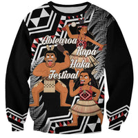 Aotearoa Kapa Haka Sweatshirt 2025 Festival - Traditional Maori Dance LT14 Unisex Black - Polynesian Pride