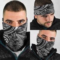 New Zealand Lizard Neck Gaiter Silver Fern Aotearoa Maori - Polynesian Pride