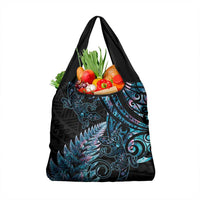 New Zealand Lizard Grocery Bag Silver Fern Aotearoa Maori With Paua Shell