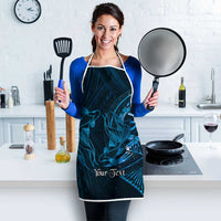 Personalised Polynesia Zodiac Pisces Apron Galaxy Polynesian Pattern Chest Tattoo Style LT14 - Polynesian Pride