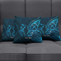 Personalised Polynesia Zodiac Pisces Pillow Cover Galaxy Polynesian Pattern Chest Tattoo Style LT14 - Polynesian Pride