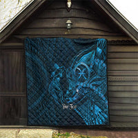 Personalised Polynesia Zodiac Pisces Quilt Galaxy Polynesian Pattern Chest Tattoo Style LT14 - Polynesian Pride