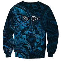 Personalised Polynesia Zodiac Pisces Sweatshirt Galaxy Polynesian Pattern Chest Tattoo Style LT14 - Polynesian Pride