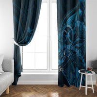 Personalised Polynesia Zodiac Pisces Window Curtain Galaxy Polynesian Pattern Chest Tattoo Style LT14 - Polynesian Pride