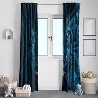 Personalised Polynesia Zodiac Pisces Window Curtain Galaxy Polynesian Pattern Chest Tattoo Style LT14 - Polynesian Pride