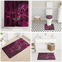 Personalised Polynesia Zodiac Libra Bathroom Set Galaxy Polynesian Pattern Chest Tattoo Style LT14 - Polynesian Pride