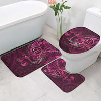 Personalised Polynesia Zodiac Libra Bathroom Set Galaxy Polynesian Pattern Chest Tattoo Style LT14 - Polynesian Pride