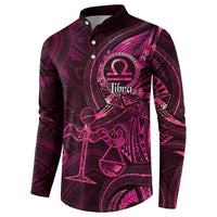 Personalised Polynesia Zodiac Libra Button Sweatshirt Galaxy Polynesian Pattern Chest Tattoo Style LT14 - Polynesian Pride