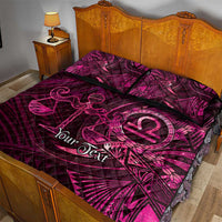 Personalised Polynesia Zodiac Libra Quilt Bed Set Galaxy Polynesian Pattern Chest Tattoo Style LT14 - Polynesian Pride
