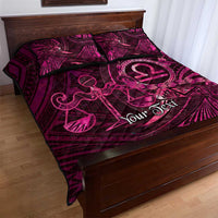 Personalised Polynesia Zodiac Libra Quilt Bed Set Galaxy Polynesian Pattern Chest Tattoo Style LT14 - Polynesian Pride